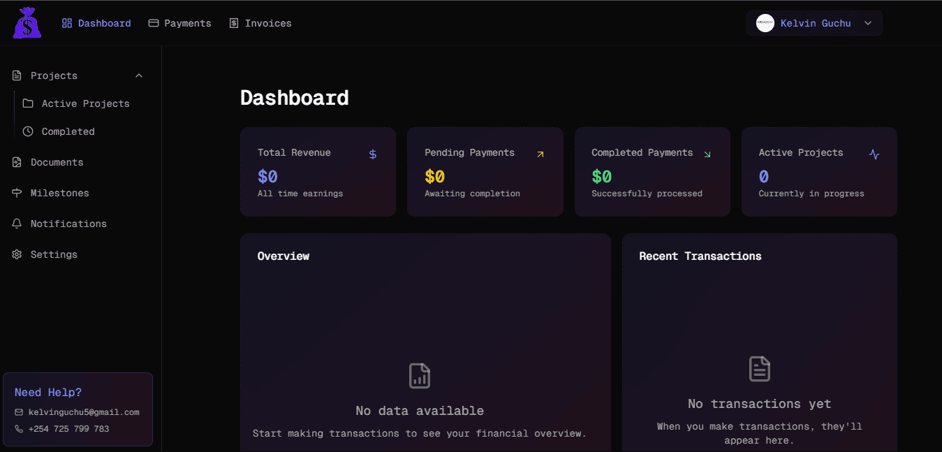 Astraque Client Portal